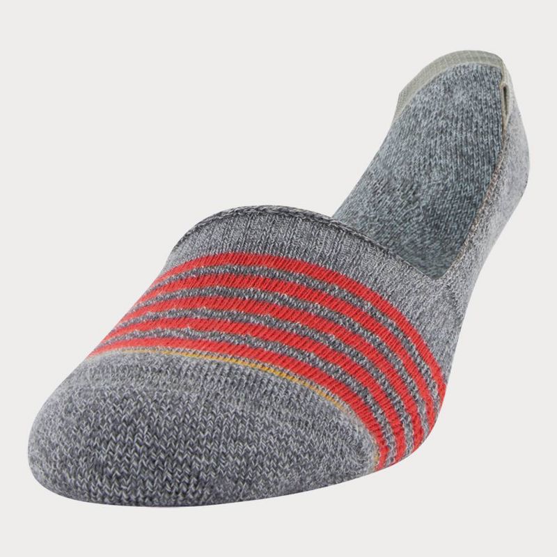 Signature Gold by GOLDTOE Men's Modern Essential Invisible Socks 6pk - White/Blue 6-12.5