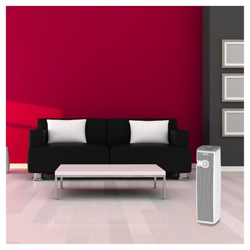 Holmes HAP9425W Maximum Dust Removal with Visipure filter Viewing Window Air Purifier Tower For Medium Rooms