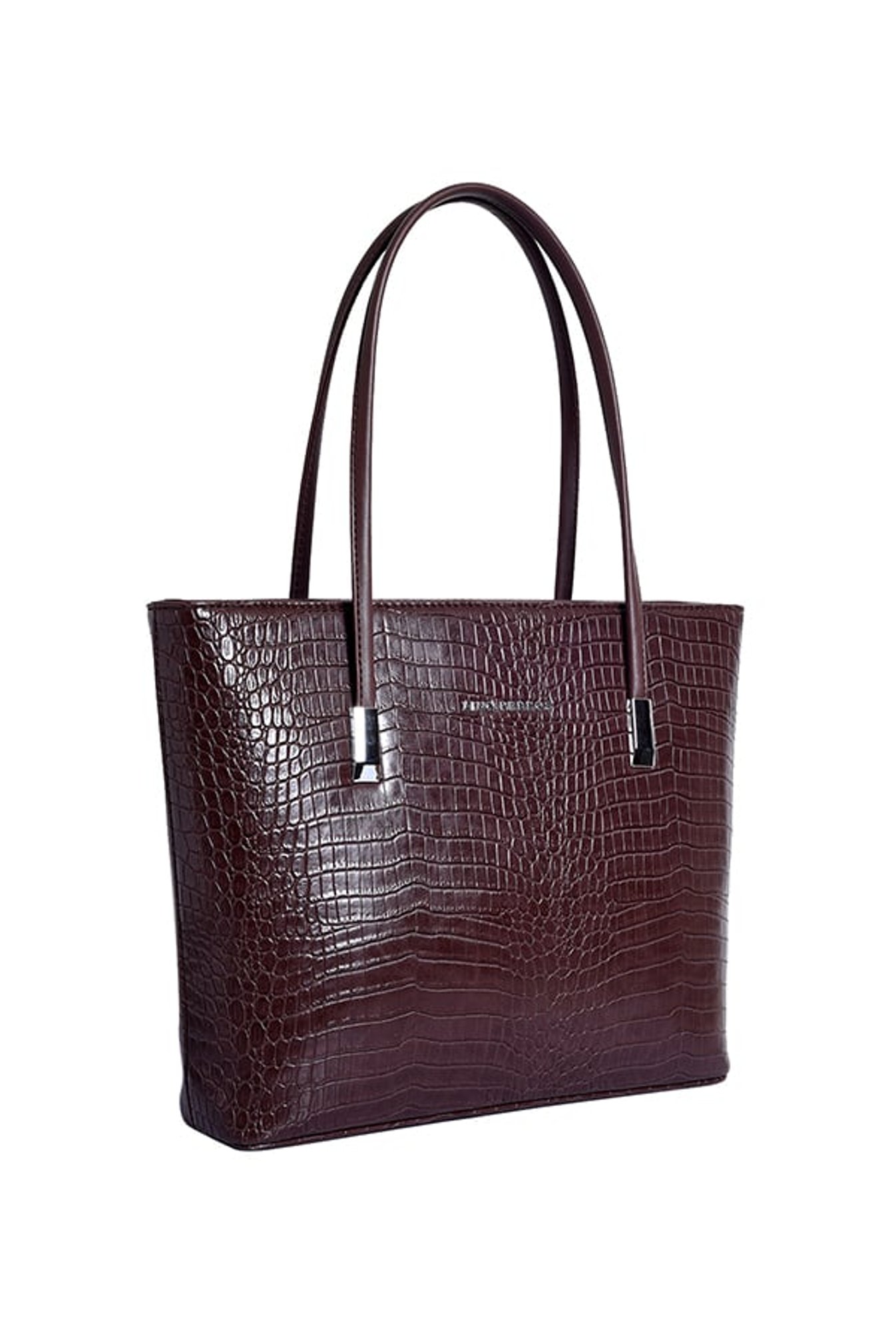 Lino Perros Brown Textured Shoulder Bag