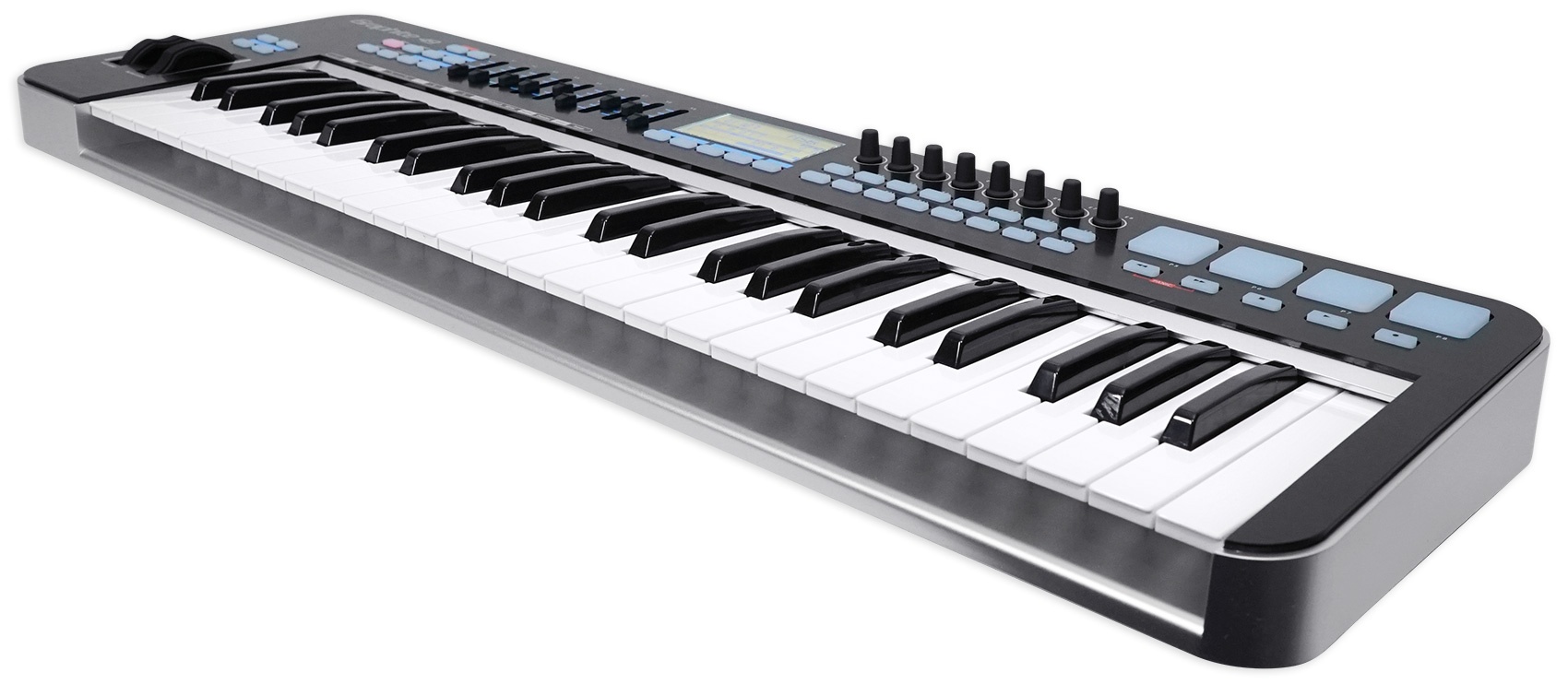 Samson Graphite 49 Key USB MIDI DJ Keyboard Controller w/Fader/Pads+Headphones