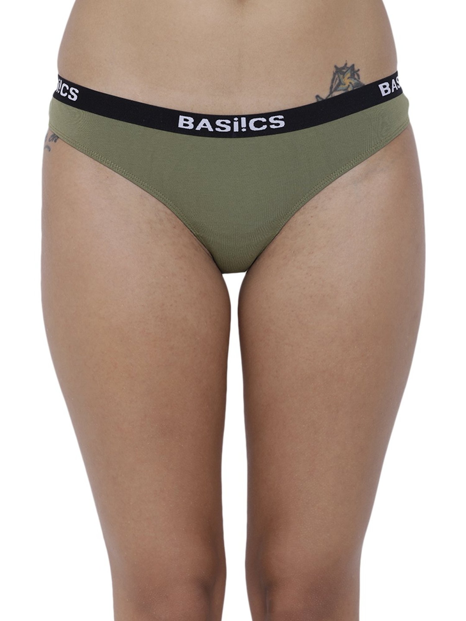 BASIICS by La Intimo Olive Bikini Panty