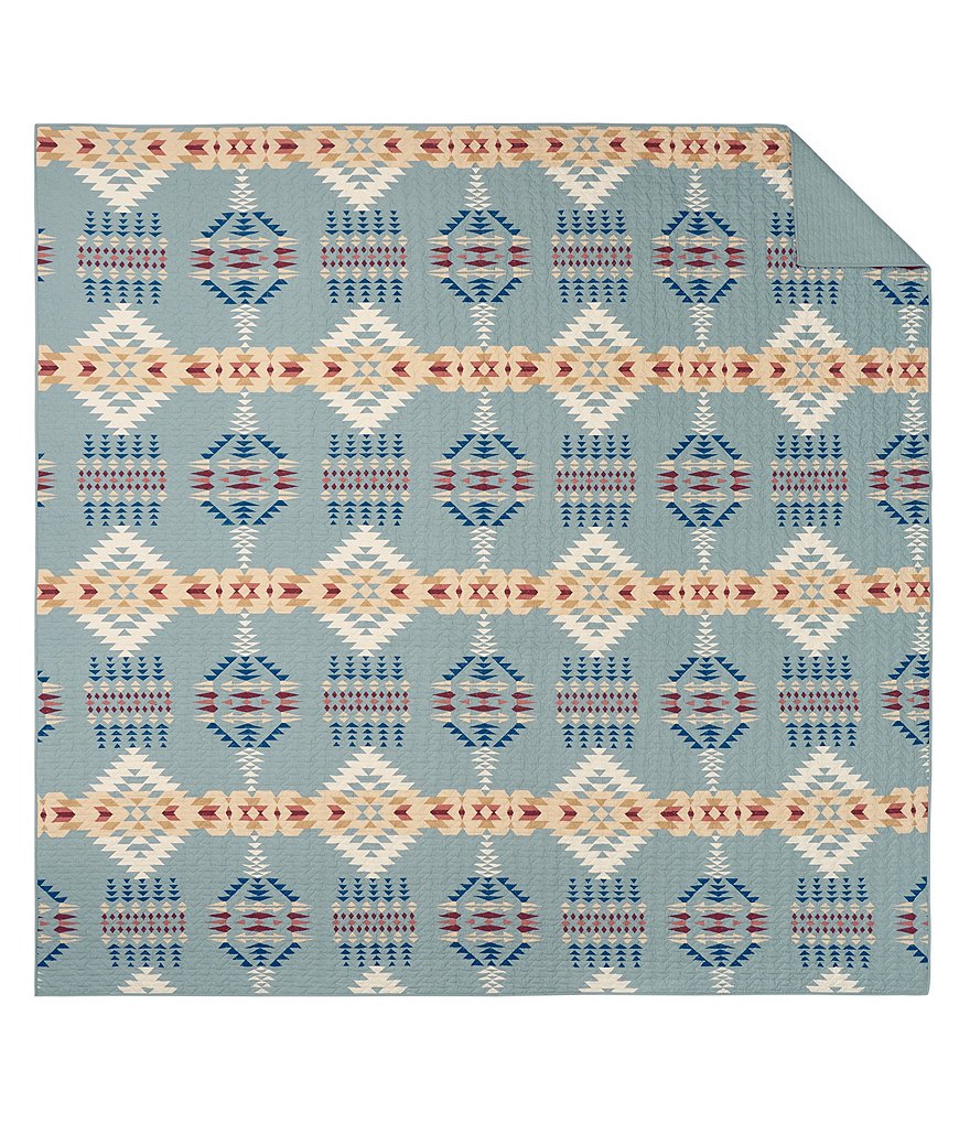 Twin Turtle Cove Quilt & Sham Set Light Turquoise/Aqua - Tommy Bahama