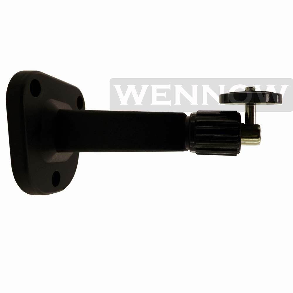 Wennow"2 Pcs Black 5 1/4 Inch Ceiling Wall Mount Bracket for CCTV Security Camera