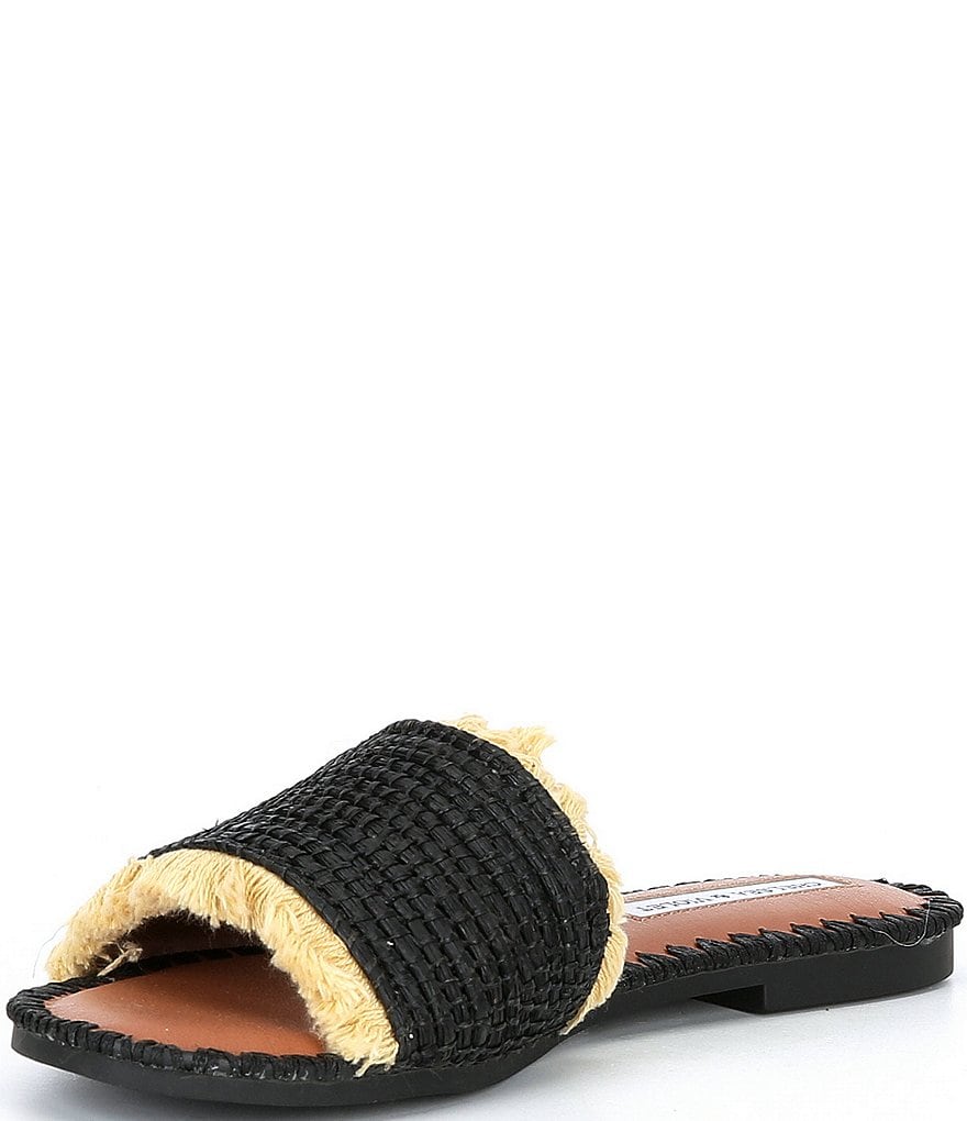 Chelsea & Violet Rafa Fringe Flat Sandals