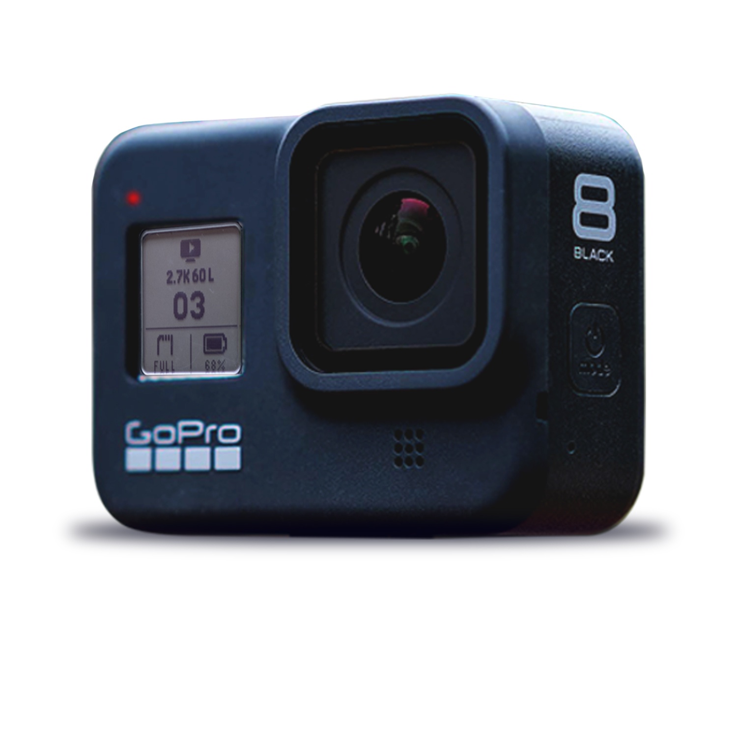 GoPro HERO8 Black Digital Action Camera - Waterproof, Touch Screen, 4K UHD Video, 12MP Photos Live Streaming, Stabilization - With Cleaning Set + Case + 64GB Memory Card and More.