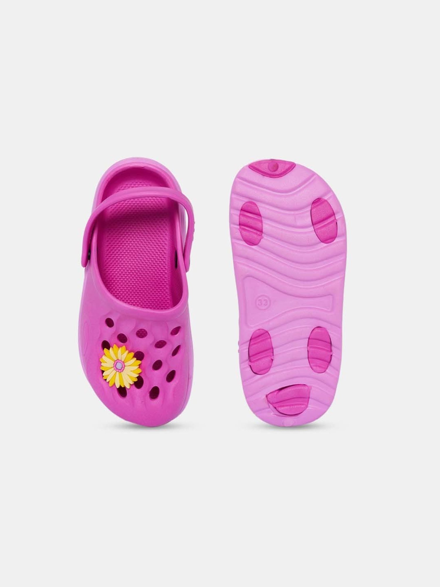 Pantaloons Junior Lavender Back Strap Clogs