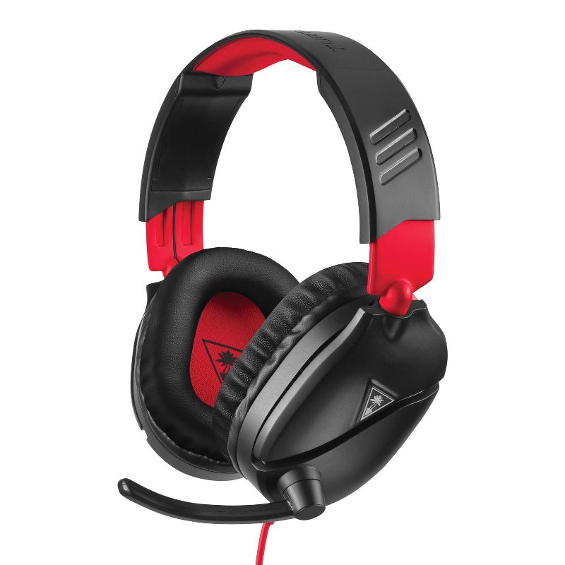 Turtle Beach Recon 70 Wired Gaming Headset for Nintendo Switch/Xbox One/Series X|S/PlayStation 4/5 - Red/Black