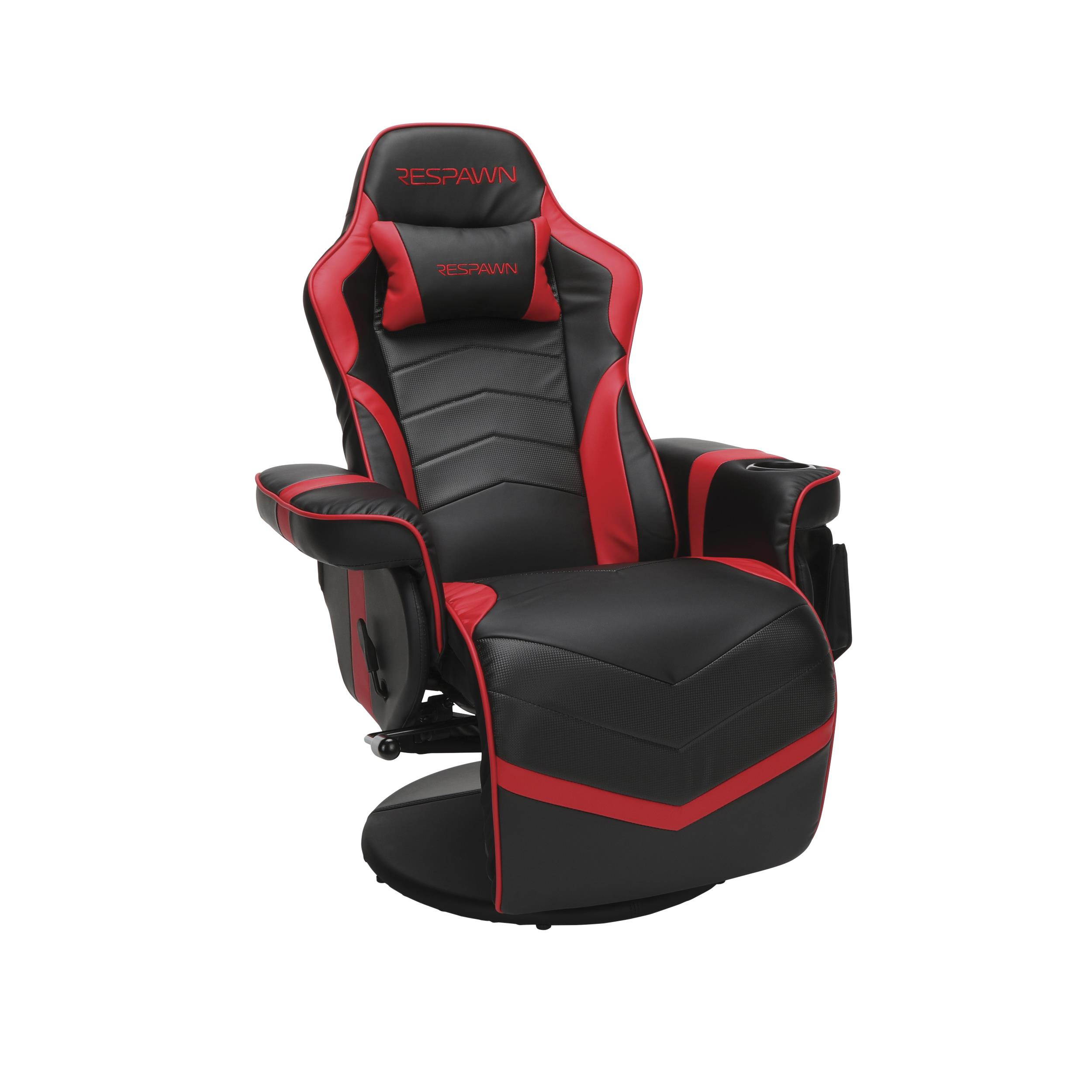 RESPAWN-900 Racing Style Gaming Recliner, Reclining Gaming Chair, in Gray (RSP-900-GRY)