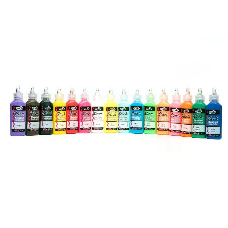 Tulip 16ct .75 fl oz Dimensional Fabric Paint Tub