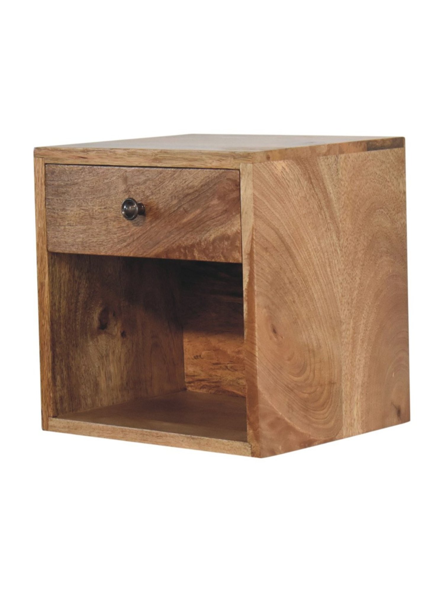 Sleepyhead Ally Teak Brown Sheesham Wood Bedside Table