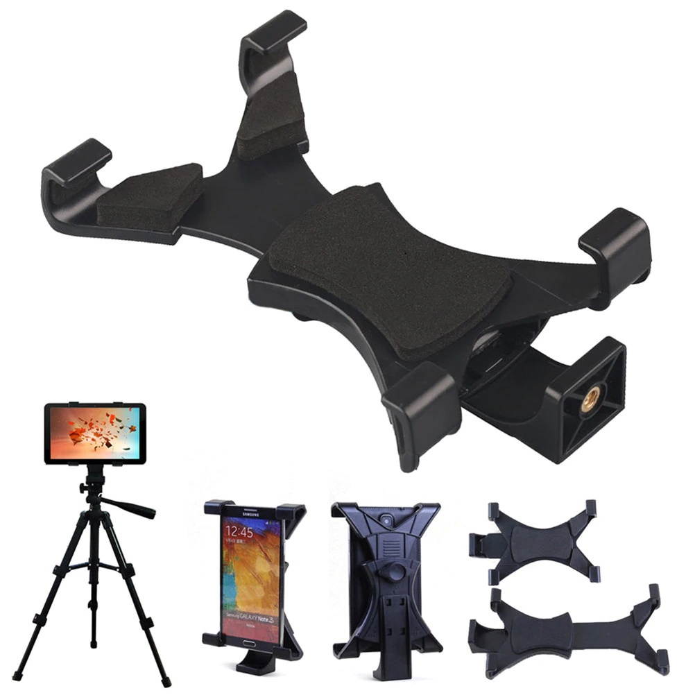 Universal Tablet Stand Tripod Mount Holder Bracket 1/4"Thread Adapter For 7"~10.1"Pad For iPad 2/3/4/Air/Air2