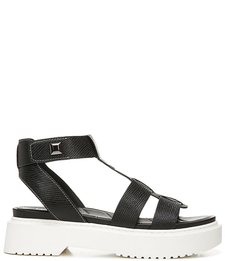 Franco Sarto Wallow Lizard Print Platform Sandals