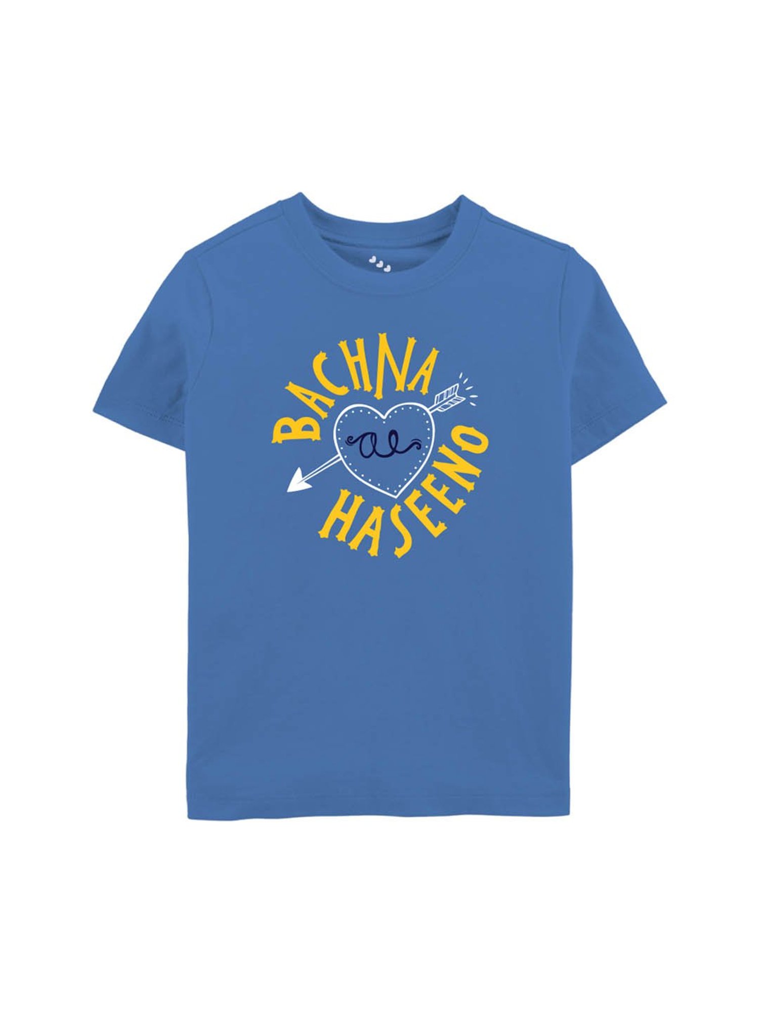 Zeezeezoo Boys Blue Bachana Ae haseeno Printed T-shirt