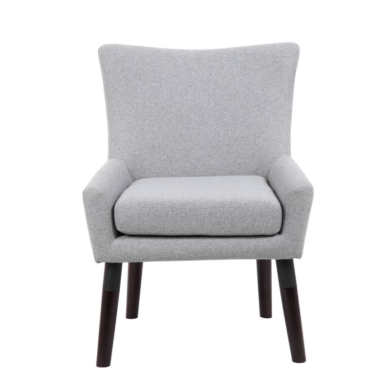 Accent Chair Granite Gray/Walnut - Boss Office Products