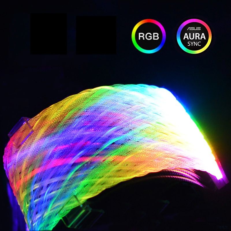 Extension Cable Power Supply Accessory Addressable RGB Light PC Case Sync 24 Pin