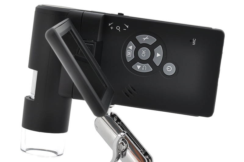 TeKit Handheld Digital Microscope with 3" LCD Screen, up to 250x Magnification 5MP Image Sensor, AV Output for Live Demons