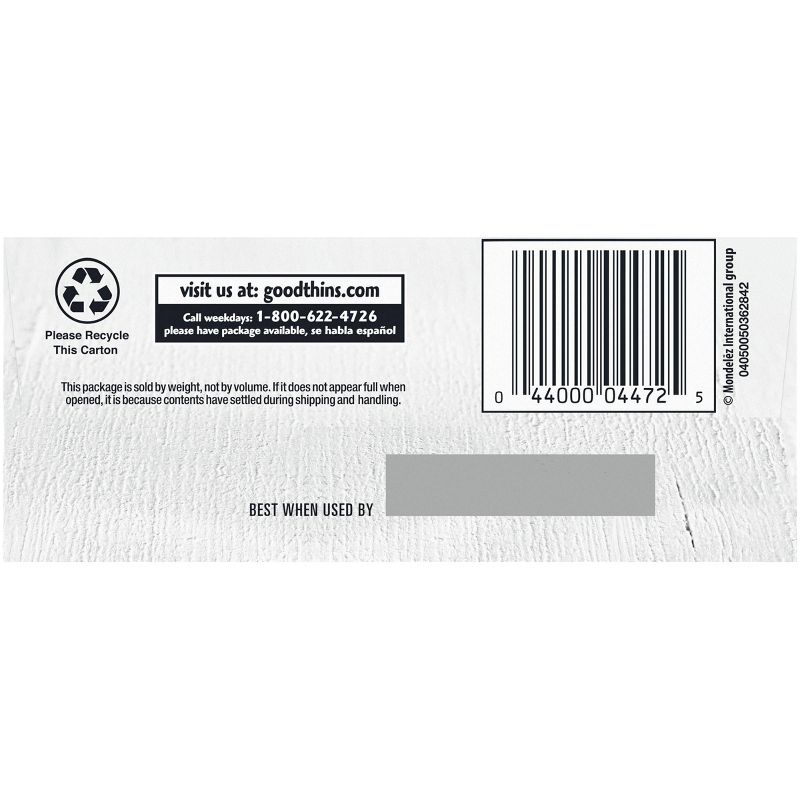 Good Thins Sea Salt & Pepper Rice Snacks Gluten Free Crackers - 3.5oz