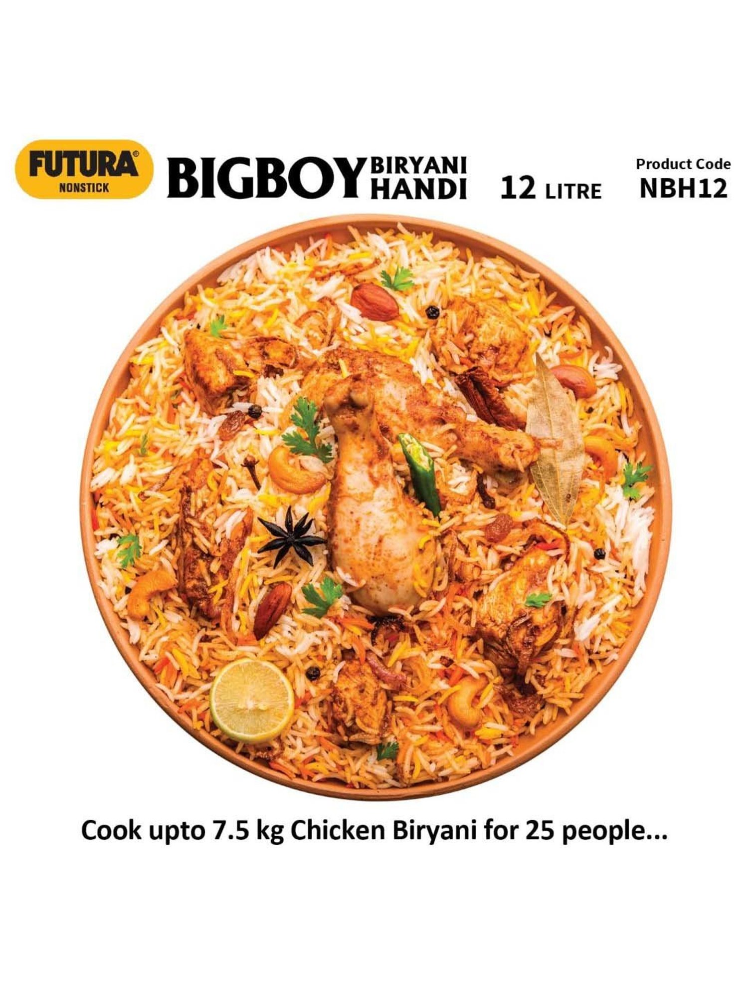 HAZEL Silver Induction Bottom Tope Stainless Steel Patila - 17.7 cm (2500 ml)