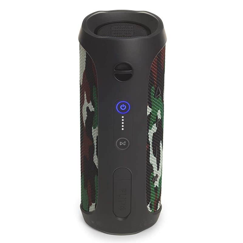 FLIP 4 IPX7 Waterproof Wireless Portable Bluetooth Rechargeable USB Speaker Camouflage Renewed