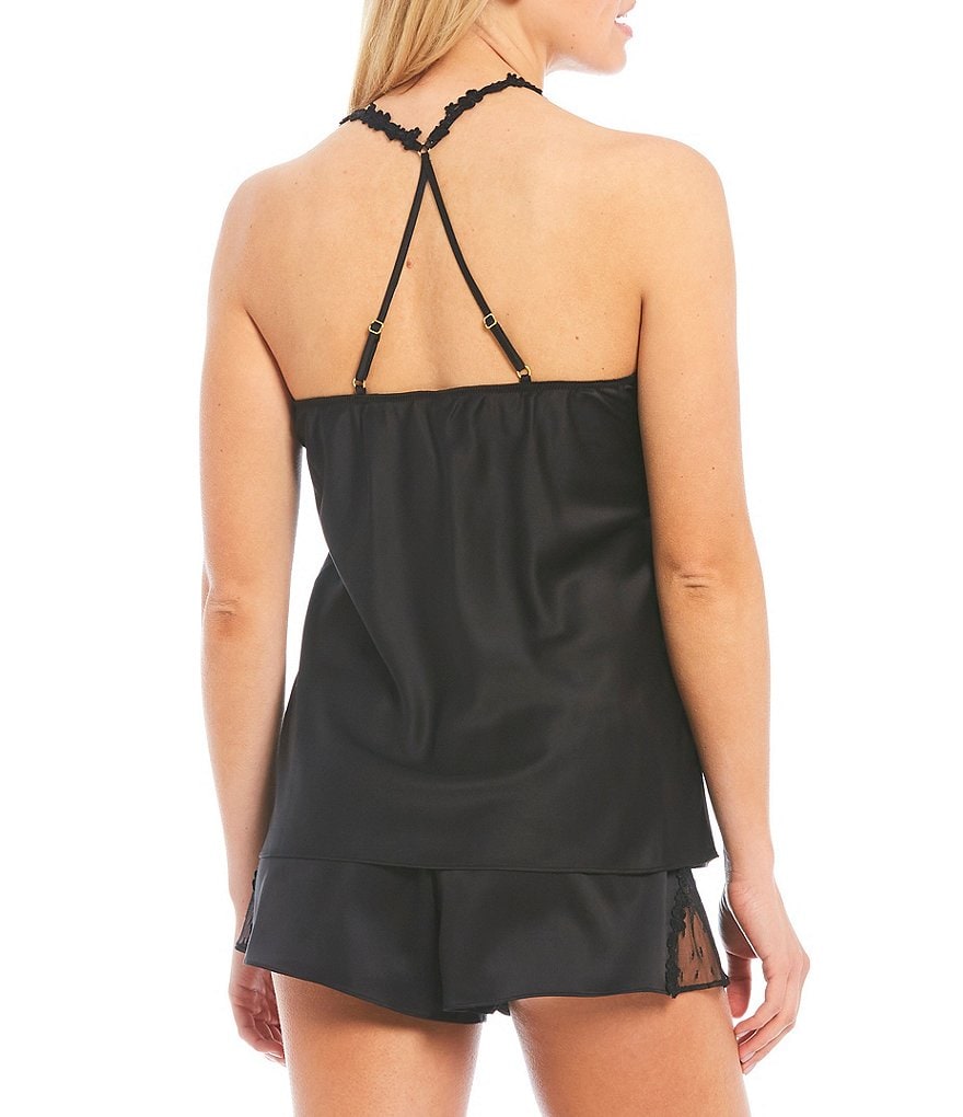 Flora Nikrooz Showstopper Charmeuse & Lace Shorty Coordinating Pajama Set