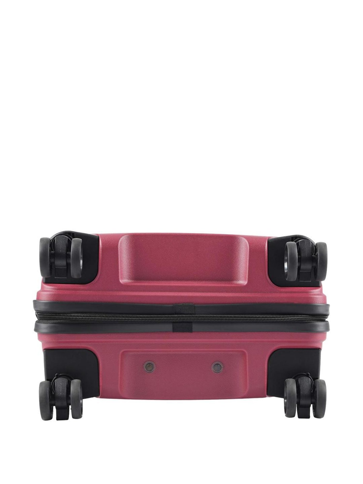 Aristocrat Maroon Textured Hard Cabin Trolley Bag - 22 cm