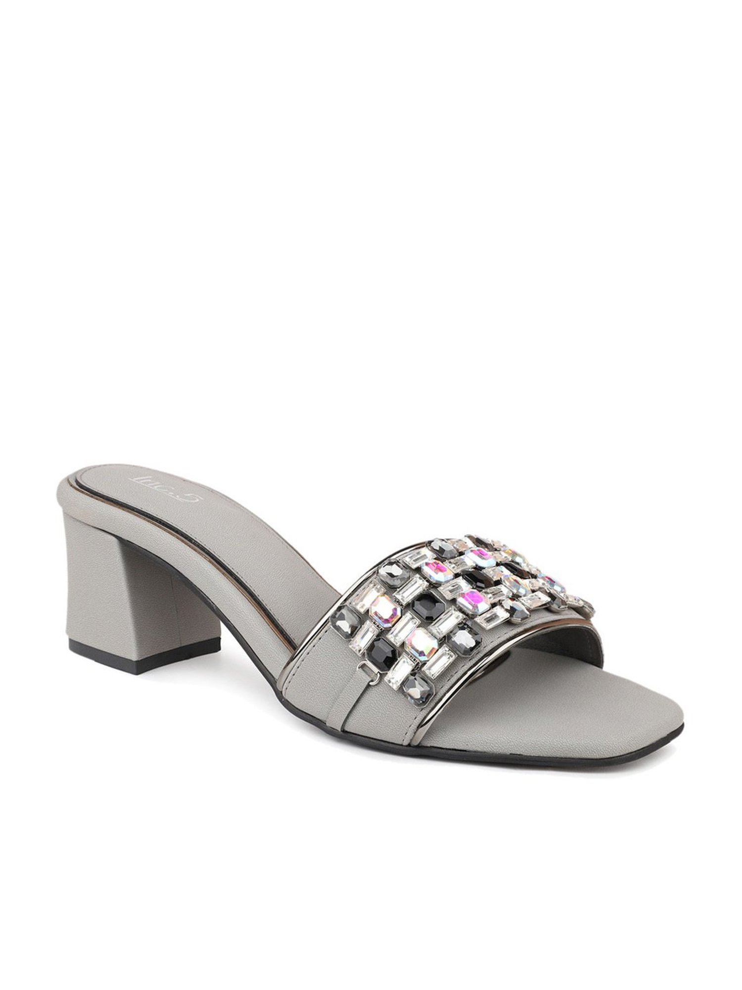 Inc.5 Women's Grey Casual Sandals