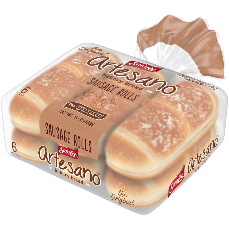 Sara Lee Artesano Sausage Rolls - 15oz