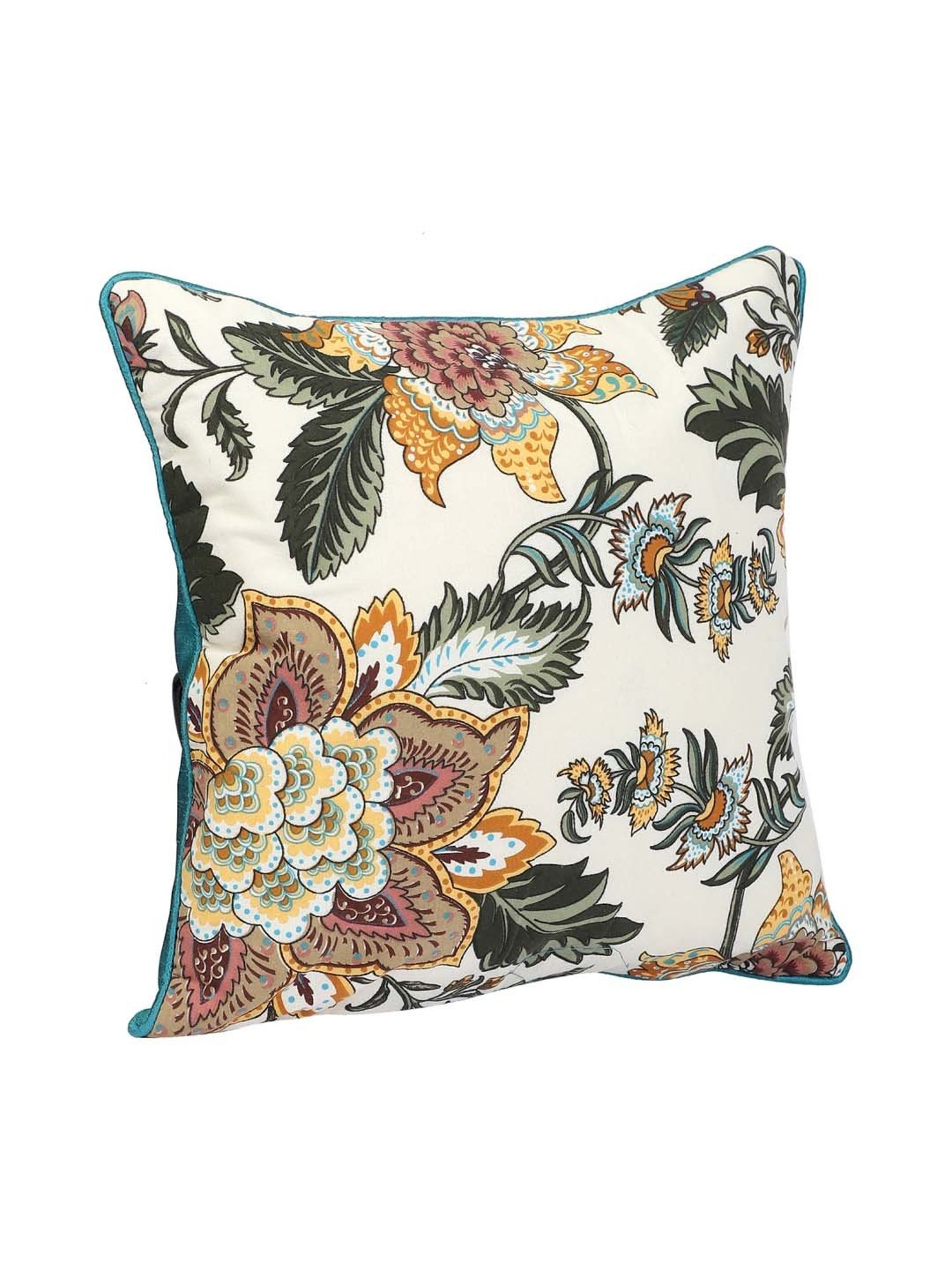 MFD HOME Furnishing Multicolour Cotton Cushion Cover - Set of 1