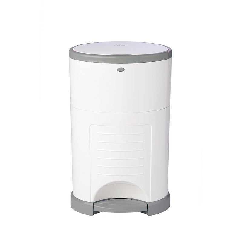 Dekor Plus Hands Free Diaper Pail - White