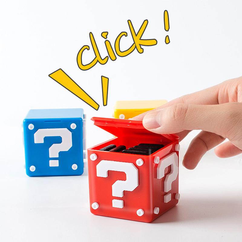 Nintendo Switch Game Cards Case Shockproof Hard Shell Storage Box for Holding 8 Game Cards 4 TF Cards For NS Game Accessories