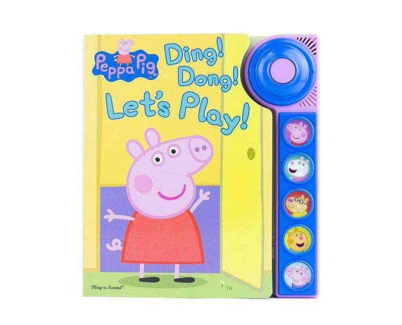 Peppa Pig - Ding! Dong! Let's Play! Doorbell Sound Book (Board Book)