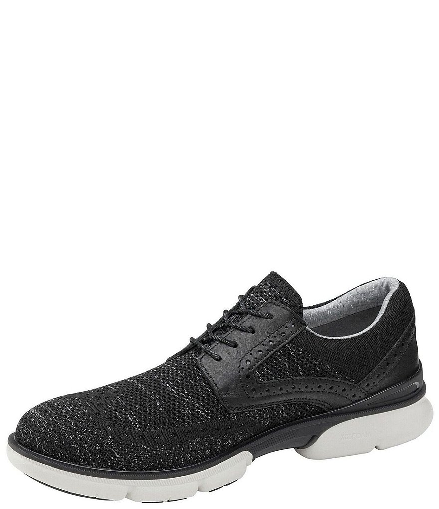 Johnston & Murphy Men's XC4 Tanner Knit Leather Wingtip Shoes