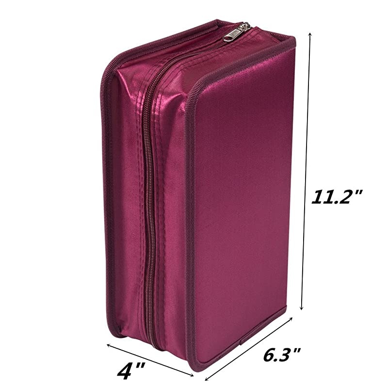 128 Capacity CDDVD case Wallet StorageHolderBooklet by Rose