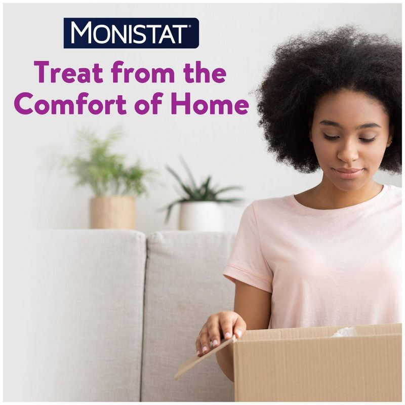 MONISTAT 7-Dose Yeast Infection Treatment, 7 Disposable Applicators & 1 Cream Tube