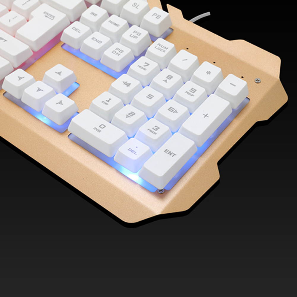 Rainbow Backlight Wired Gaming Keyboard T21 Keyboard Mechanical Touch Wired Luminous Game