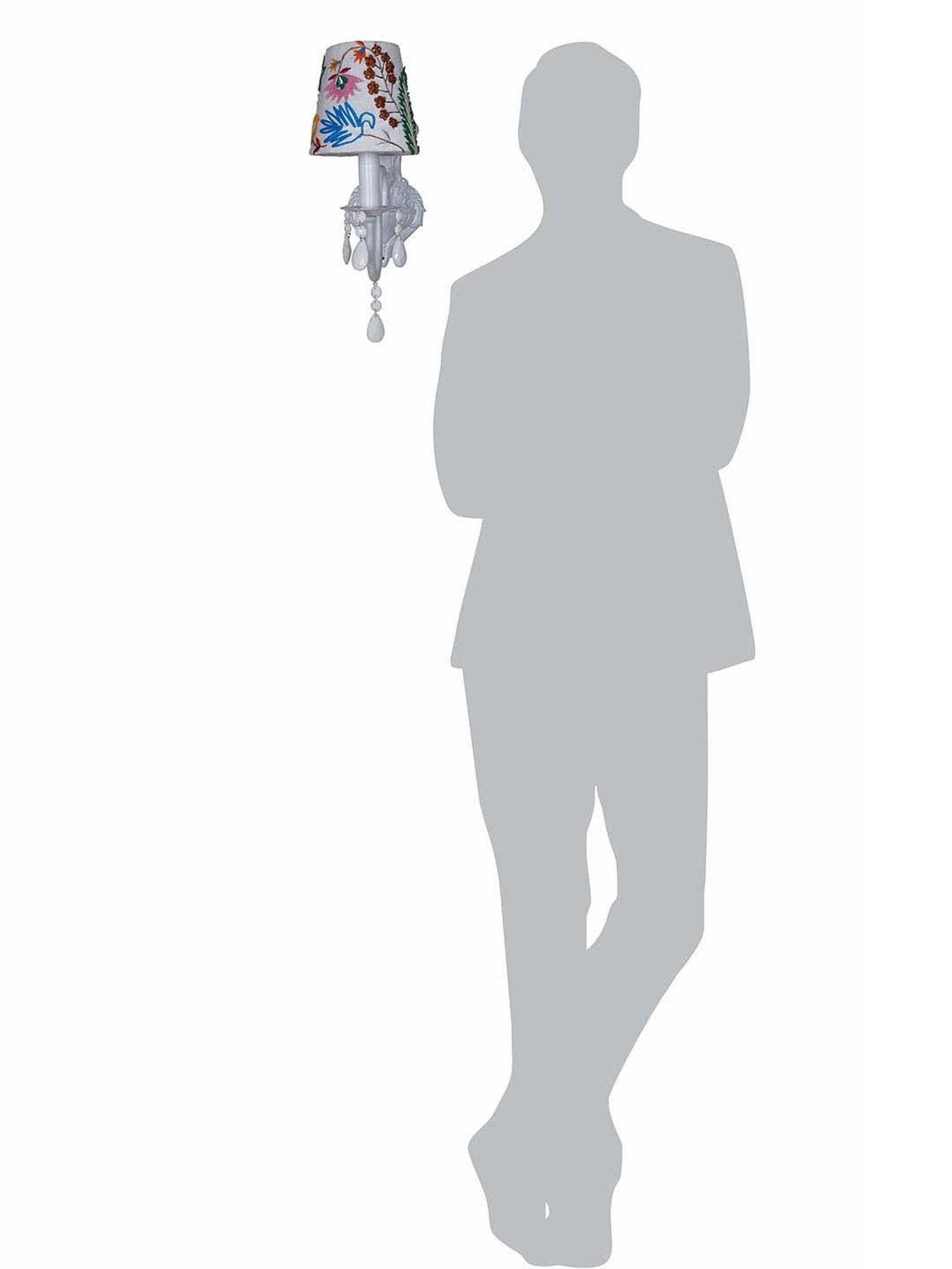 Fos Lighting Antique Brass Usha Double Wall Light (Bulb not included) - Set of 1