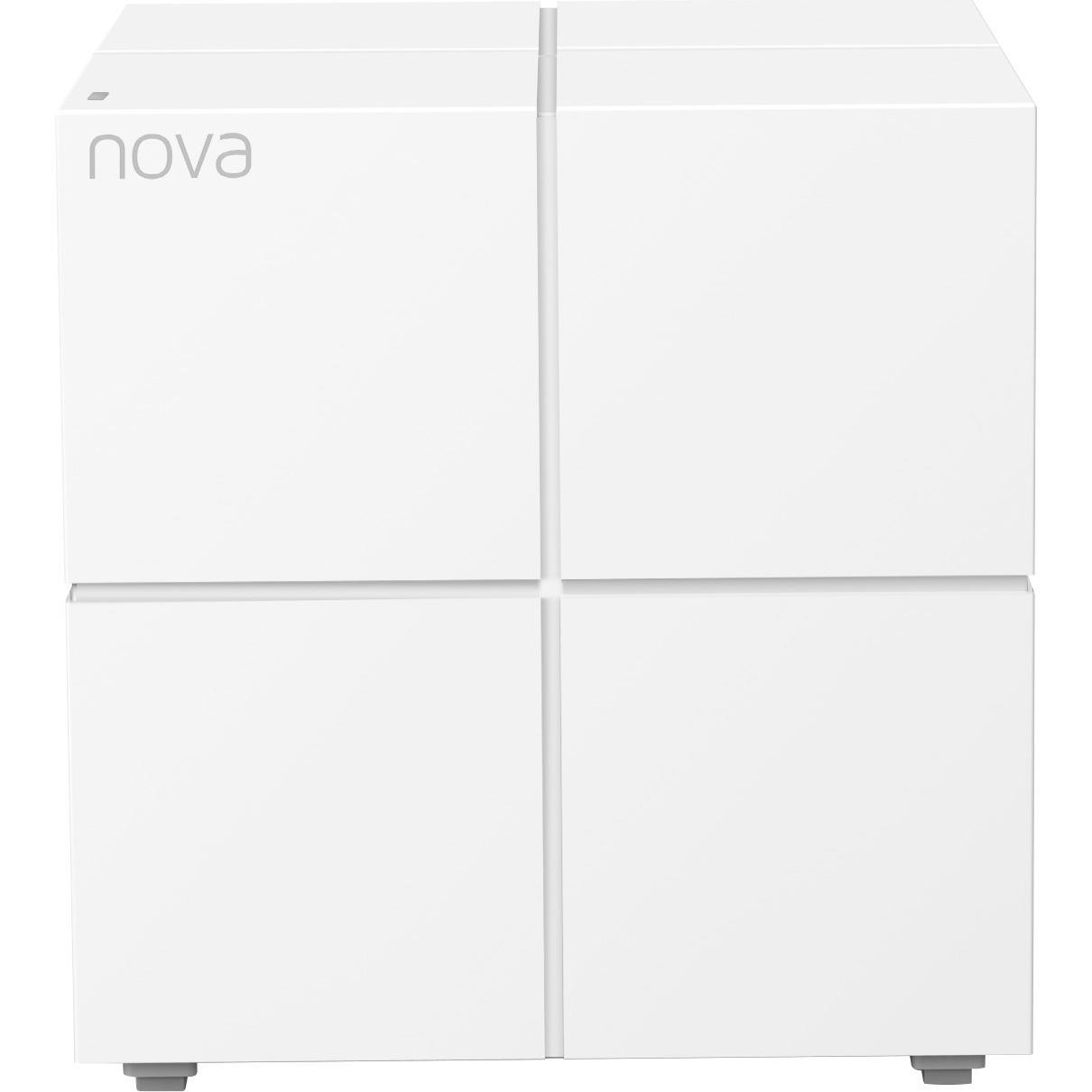 Tenda Nova MW6(1-pack) Whole Home Mesh WiFi System Coverage up to 2,000 sq.ft, 1-2 bedrooms, Plug and Play, Works with Alexa,Parental Controls,2 Gigabit Ports/Unit