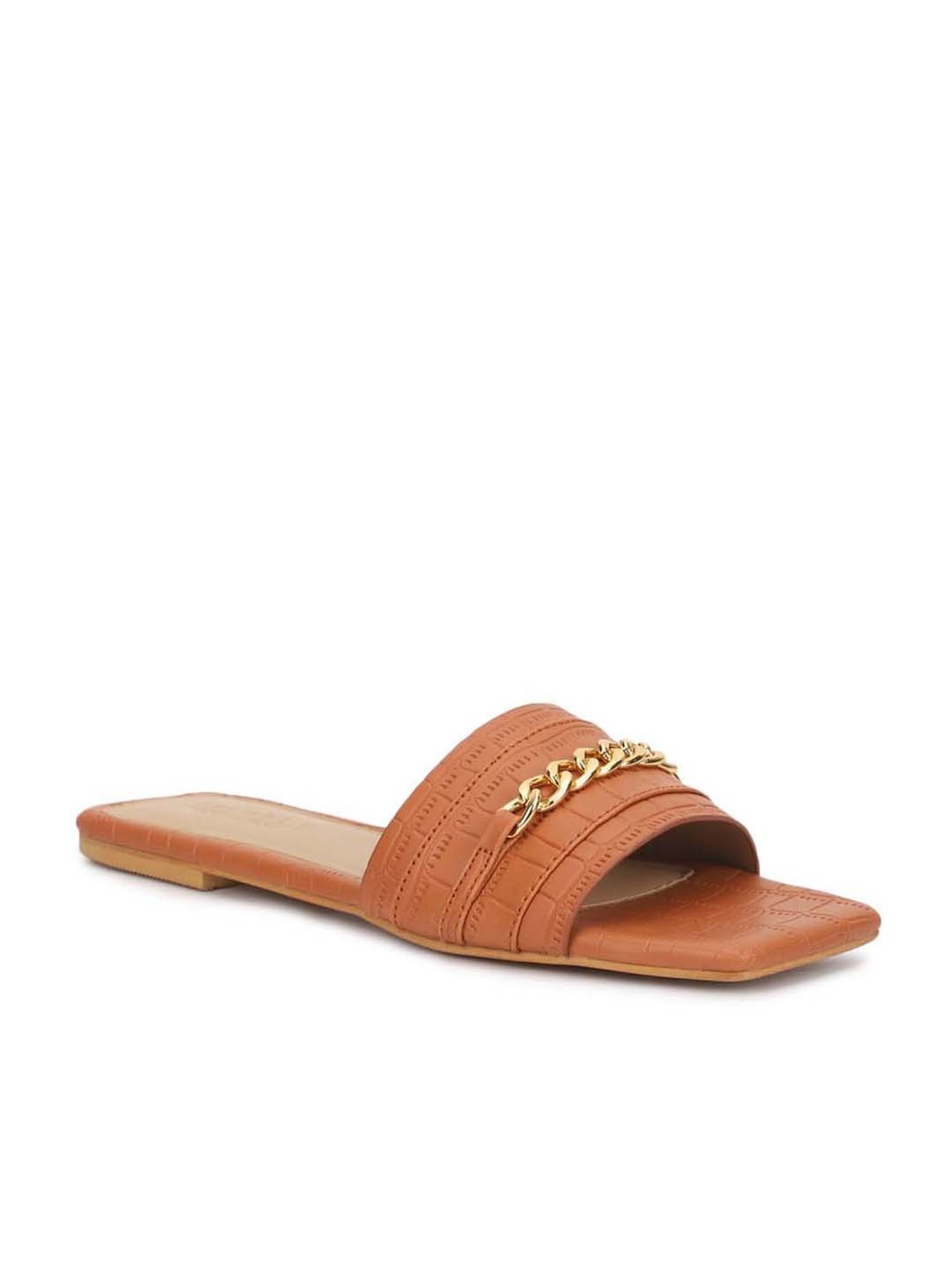 Truffle Collection Women's Tan Casual Sandals