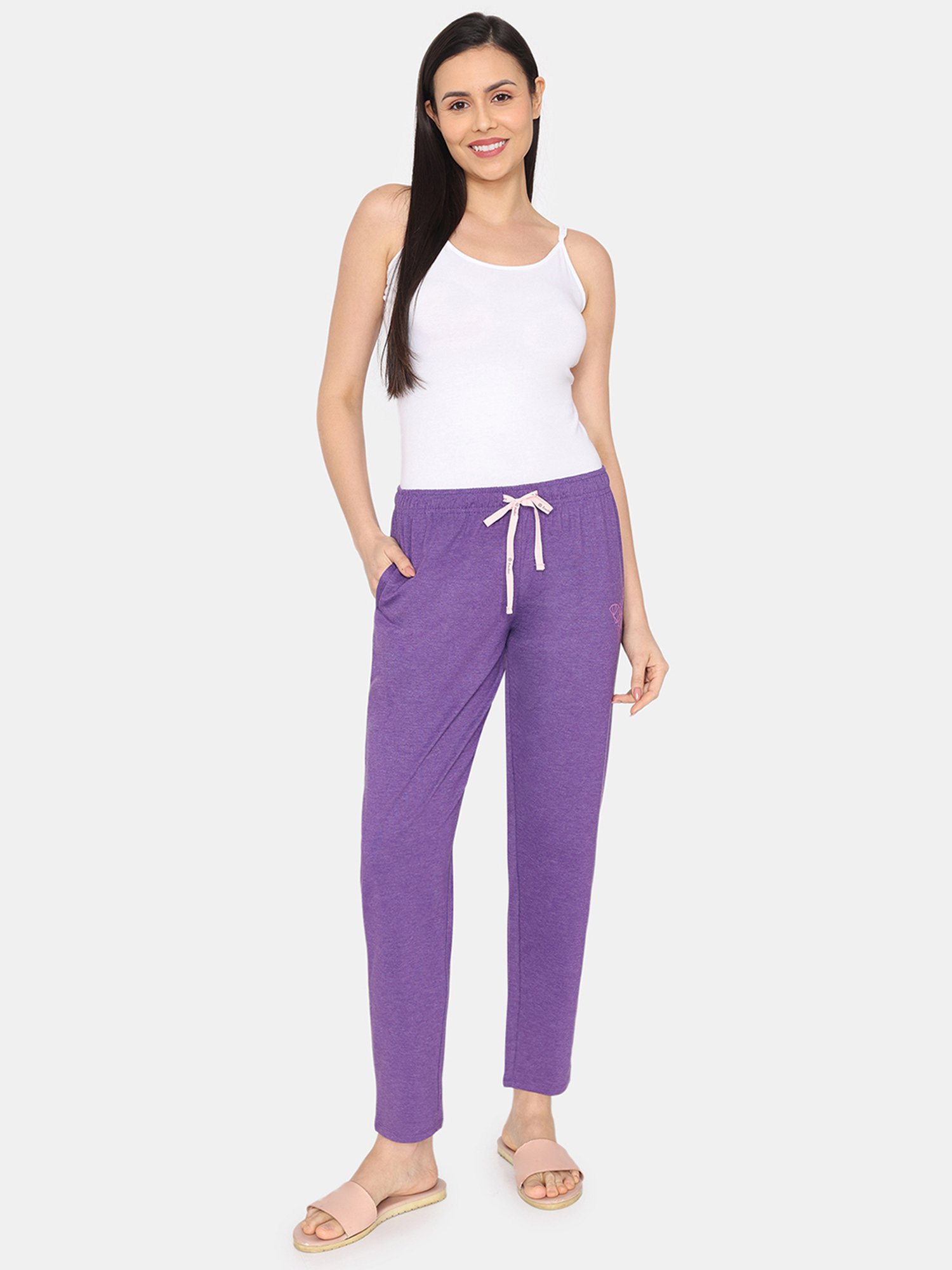 Secret Wish Lavender Hoodie With Lounge Pants