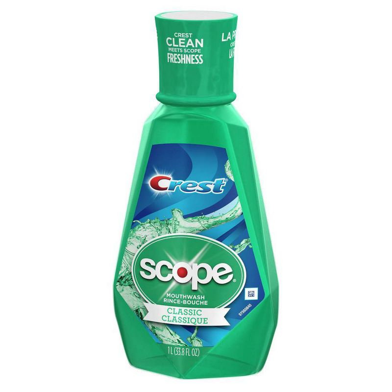 Crest Scope Classic Mouthwash Original Formula - 33.8 fl oz