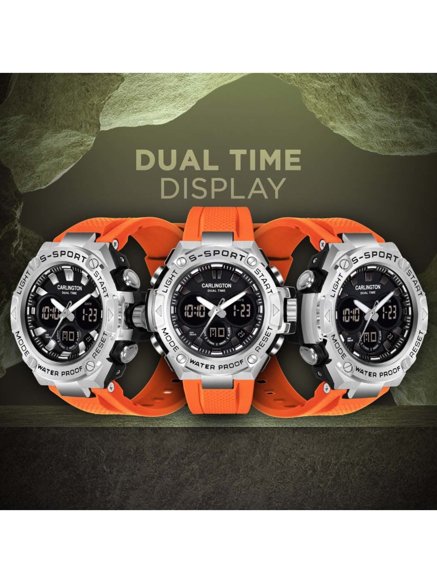 CARLINGTON Endurance 9107 Analog-Digital Watch for Men