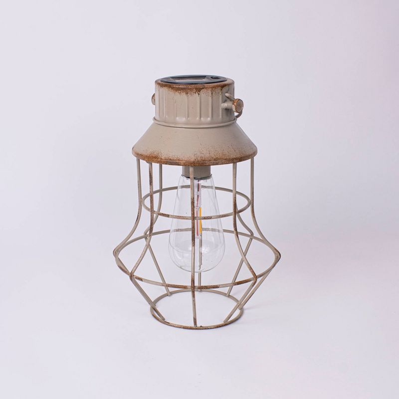 2pk Bismark Edi-Sol Outdoor Lantern Khaki - Echo Valley