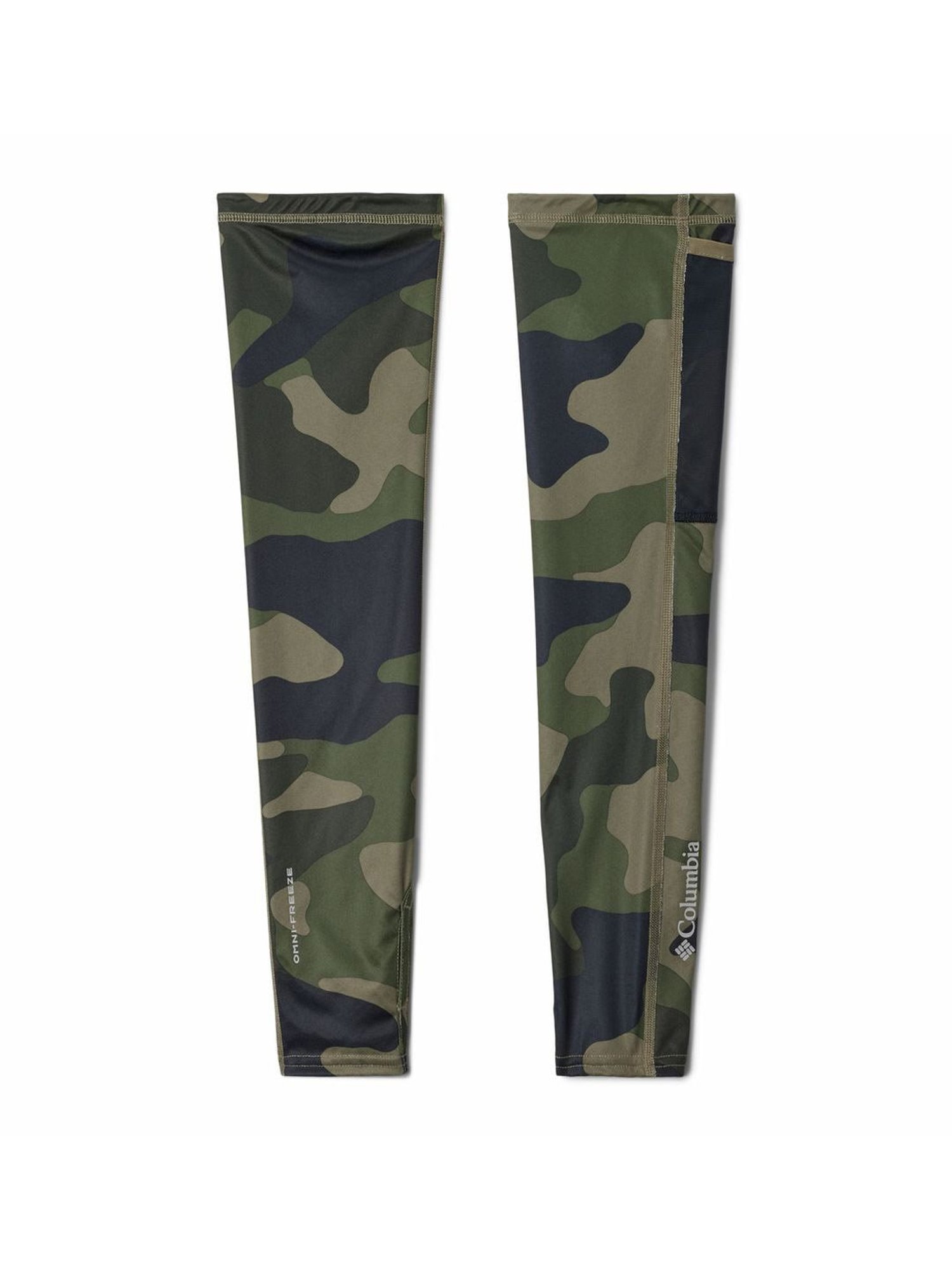 Columbia Stone Green Mod Camo Printed Arm Sleeves - Small/Medium