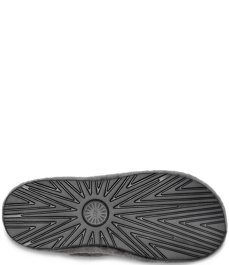 UGG&reg; Men's Scuff Logo Suede Slippers