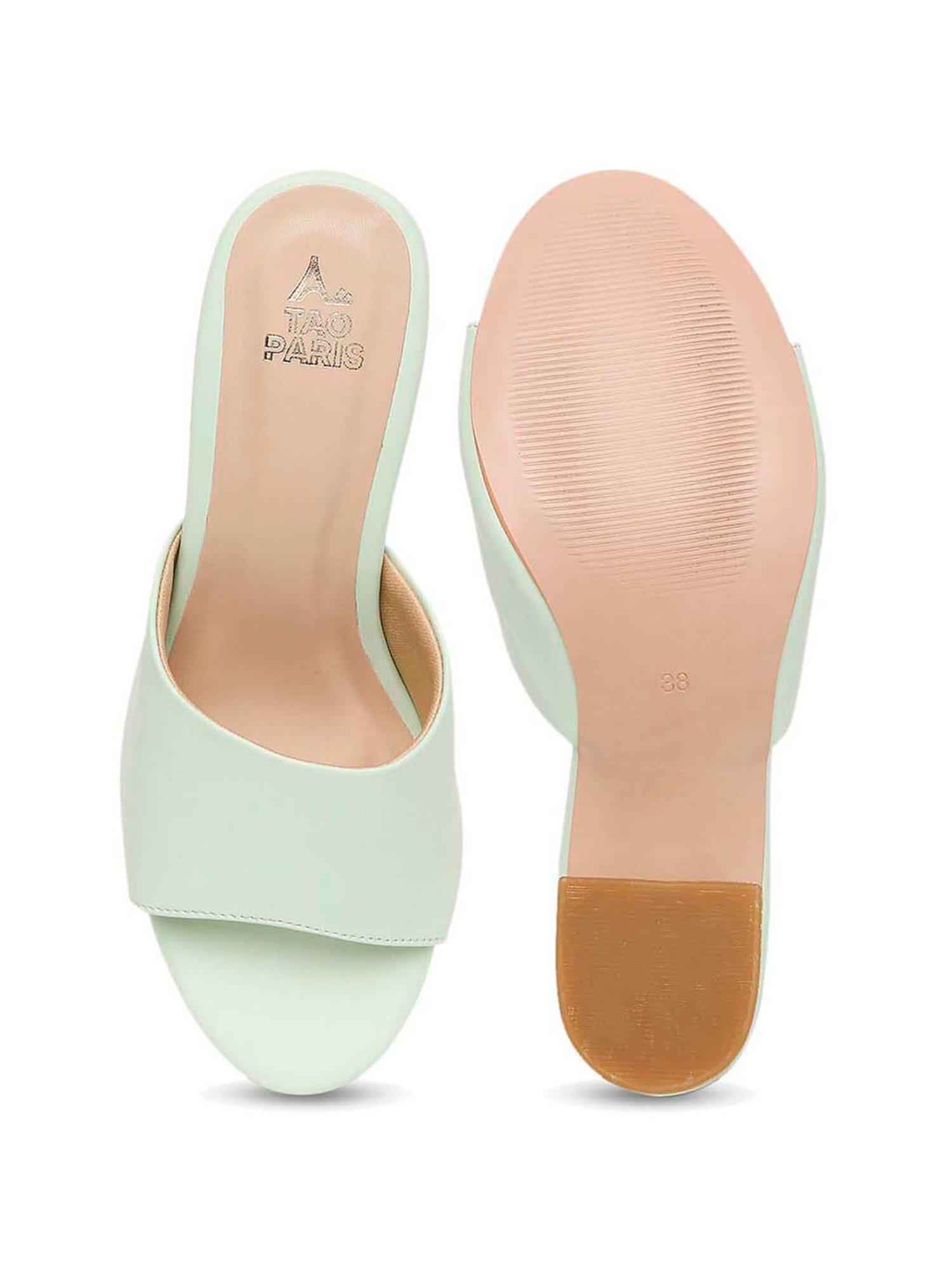 Tao Paris Women's Sea Green Casual Sandals