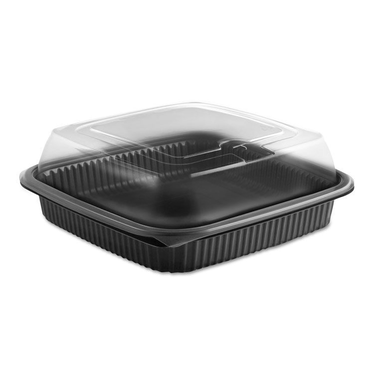 Anchor Packaging 4118515 Culinary Squares Anti-fog MW High Dome Lid, Combo Pack