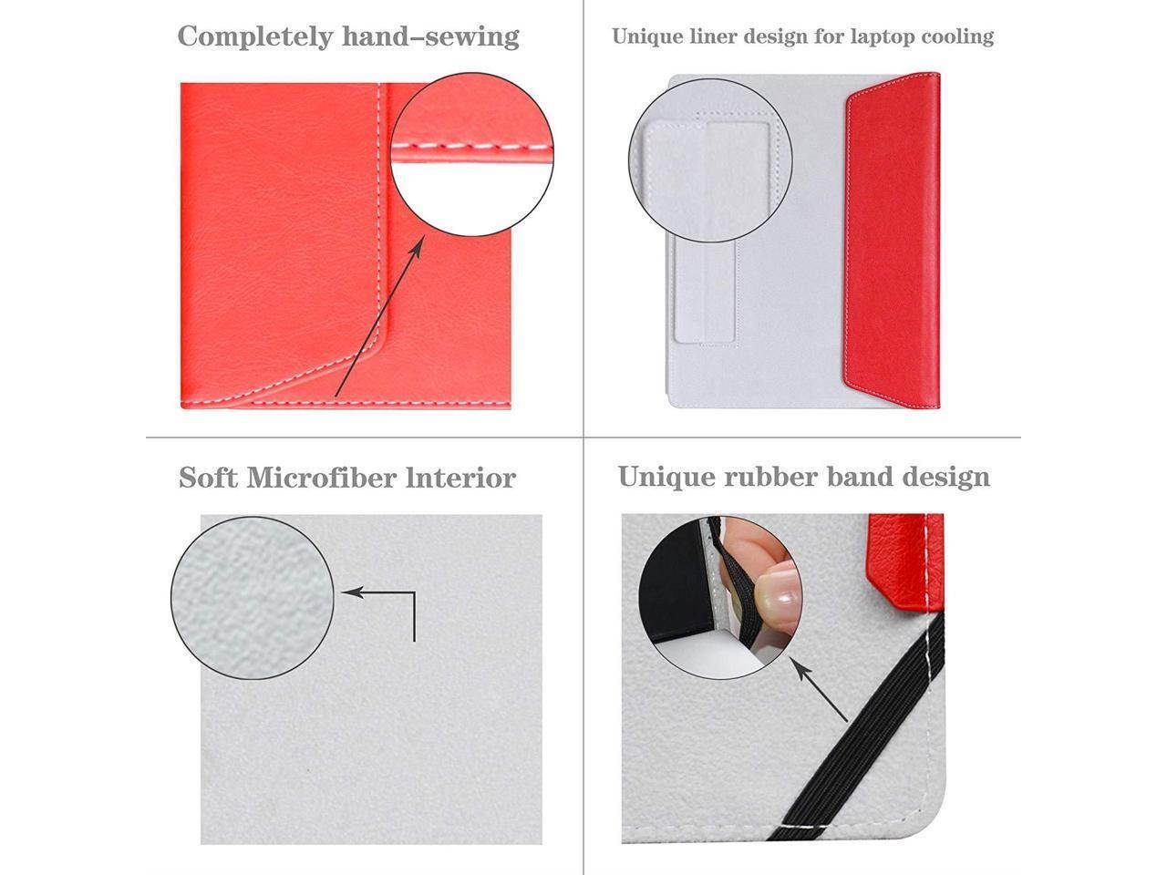 Protective Case Cover For 11.6" Lenovo 500e Chromebook & 300e Chromebook & 100e Chromebook Series Laptop - Green/ Blue/ Red