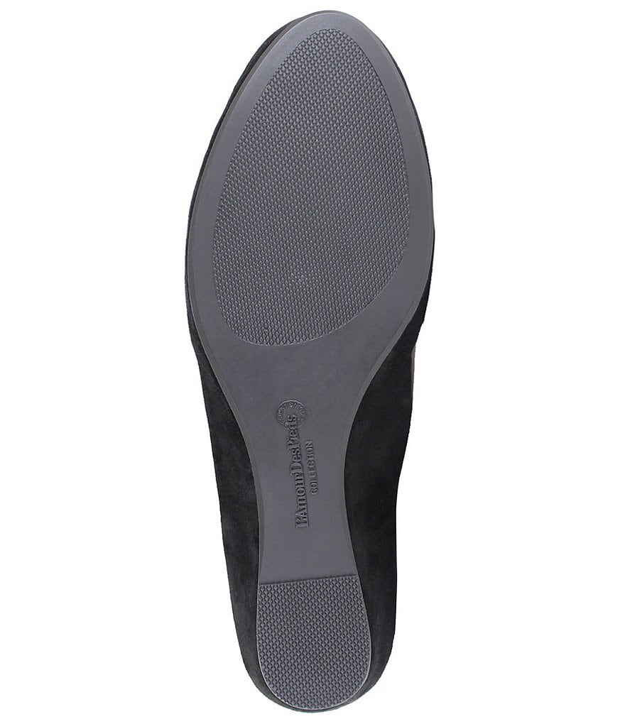L'Amour Des Pieds Bane Suede Demi Wedge Slip-Ons
