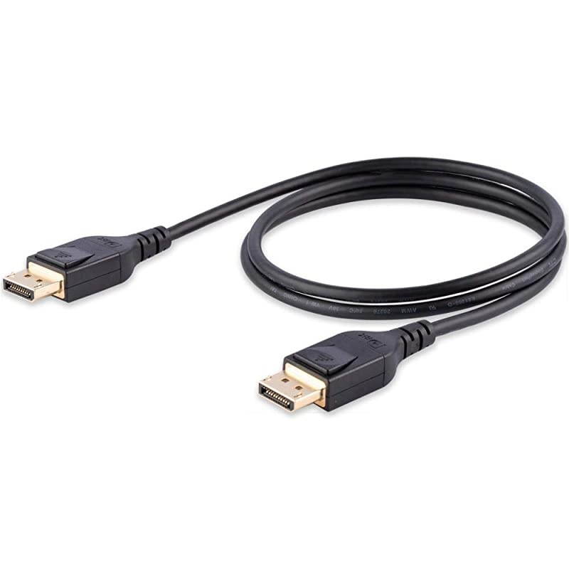 com 1m VESA Certified DisplayPort 14 Cable 8K 60Hz HBR3 HDR 3ft Super UHD DisplayPort to DisplayPort Monitor Cord Ultra HD 4K 120Hz DP 14 Slim Video Cable MM DP Connector DP14MM1M