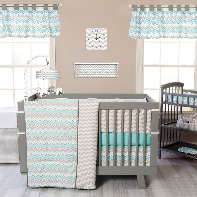 Trend Lab Seashore Waves Crib Bedding Set - 3pc